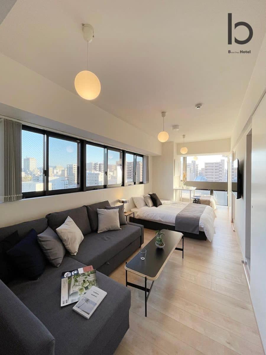 公寓 Bhotel Nekoyard - Modern With Great Security Near Peace Park 广岛